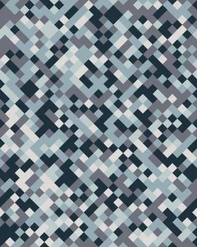 Square geometric abstract seamless pattern Stock Illustration