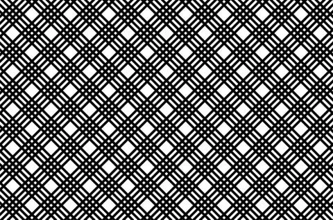 Square - geometric abstract vector pattern Illustrazione stock