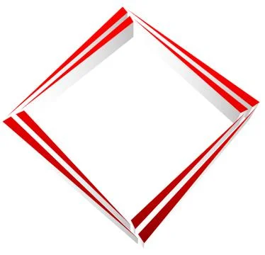 Square geometric element abstract square symbol. Square logo 스톡 일러스트