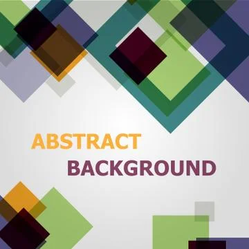 Square geometric pattern design background Stock Illustration