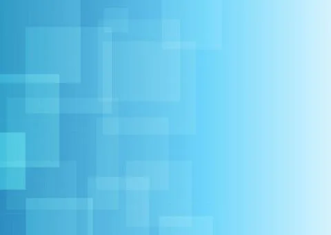 Square geometric shape modern abstract design cyan color bright with space Stock Illustration