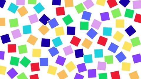 Square Geometry Seamless Pattern with Dynamic Moti Stock-Footage 334859926