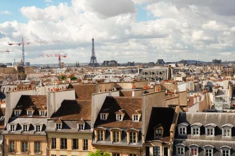 Square of Georges Pompidou, Paris Foto stock