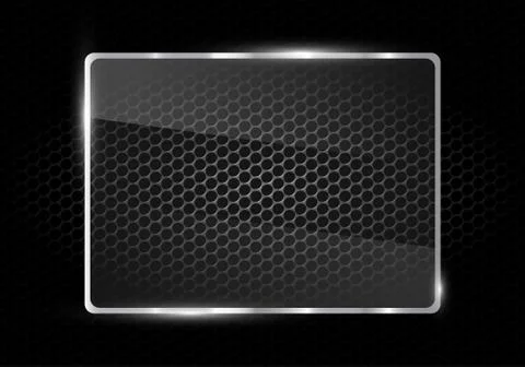 Square glass Stock Illustration