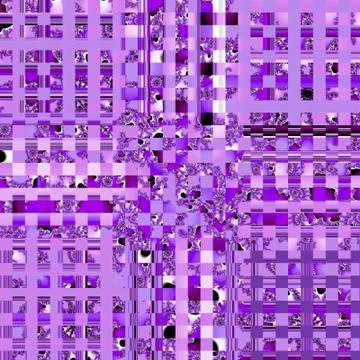 Square glass tile shining violet pattern Stock Illustration