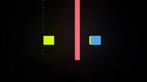 Square Glitch Design Element Stock Footage 229498829