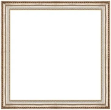 Square golden frame Stock-Fotos