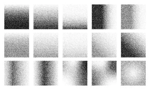 Square gradient noise grain, dot grainy background 库存插图