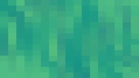 Square green background with mosaic pattern, hd  celebration seamless loop Stock Footage 297367793