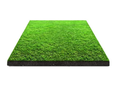 Square   green grass Stock Photos