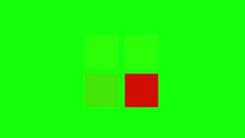 Square Green Screen - Chroma Key Stock Clip Video stock 343928541