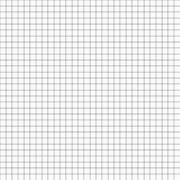 Square Grid in 10K. White Background and Black Lines. Stock Illustration