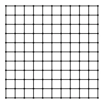 Square grid checkered icon black color vector illustration image flat style Stock Illustration