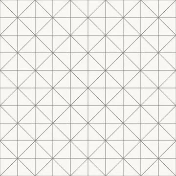 Square grid with diagonal lines seamless pattern in line design. square grid Stock Illustration