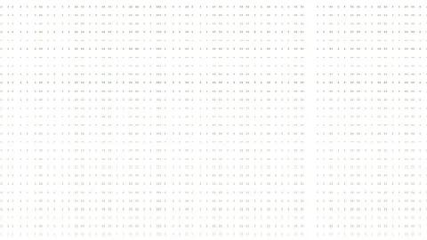 Square Grid of flickering dots on white background 스톡 동영상 143067072