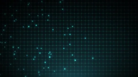 Square grid for futuristic and technological video Stock Footage 244946316