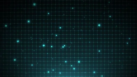 Square grid for futuristic and technological video Stock Footage 244946379