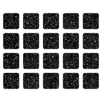 Square Grid Grainy Texture Icon Illustrazione stock