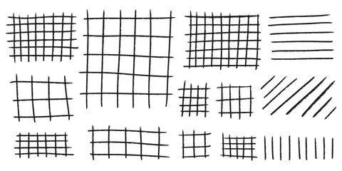Square grid grunge effect for notebooks, diaries, and notes Stock Illustration