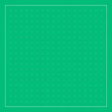 Square grid pattern with geometric lines and dots for technology Stock Illustration