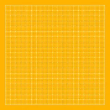 Square grid pattern with geometric lines and dots for technology Stock Illustration