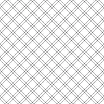 Square grid vector seamless pattern. Abstract geometric monochrome texture wi Stock Illustration