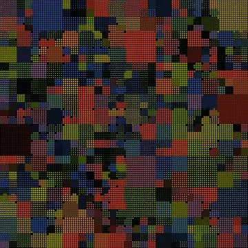 Square halftone  colored background Illustrazione stock