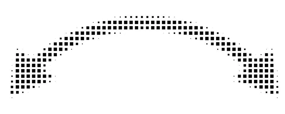 Square halftone double arrow Stock Illustration