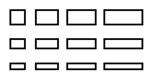 Square Highlight text for presentation documents Stock Footage 303593518