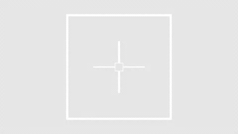 Square HUD digital 2D elements geometry shape PNG Alpha Stock Footage 318301520