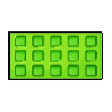 Square ice cube tray color icon vector illustration Stock Illustration