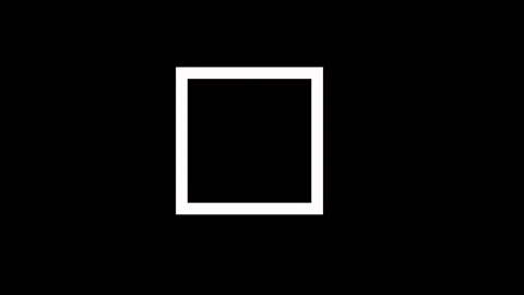 Square icon animated video Stock Footage 294697318