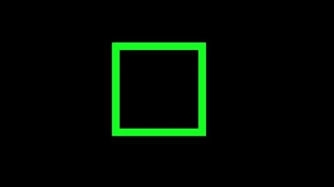 Square icon animated video Stock Footage 294697320