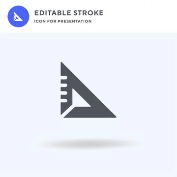 Square icon vector, filled flat sign, solid pictogram isolated on white, logo 스톡 일러스트