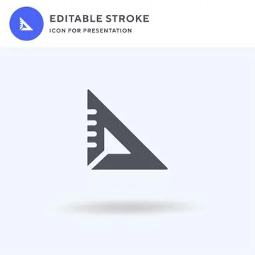Square icon vector, filled flat sign, solid pictogram isolated on white, logo 스톡 일러스트