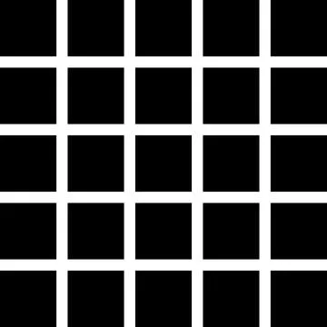 Square illusion, Geometric optical illusion pattern. イラスト素材