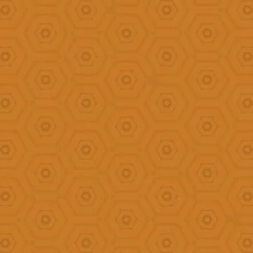 Square image of tiled hexagon pattern in brown on brown background Foto stock