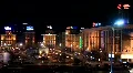 Square of independence in Kiev HD Footage