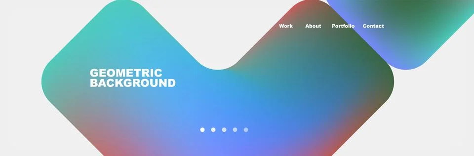 Square internet web page design template. Vector Illustration For Wallpaper 스톡 일러스트