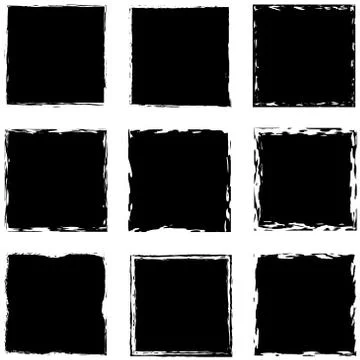 Square Isolated Banners Stock Illustration