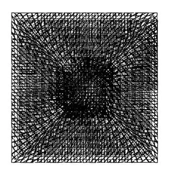 Square Isolated Grunge Stock Illustration