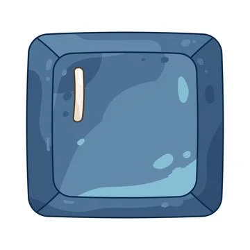 Square keycap i Stock Illustration