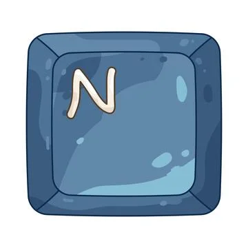 Square keycap n Stock Illustration