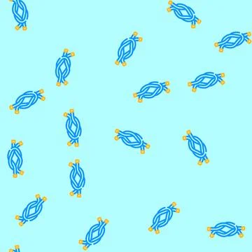 Square knot nautical vector seamless pattern Stock Illustration