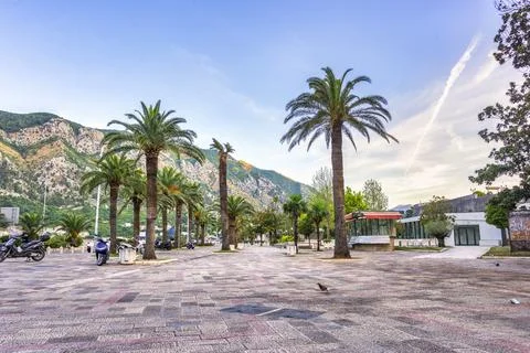Square in Kotor Stock Photos