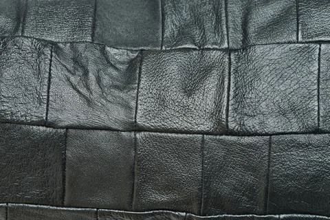 Square leather patch background Stock Photos