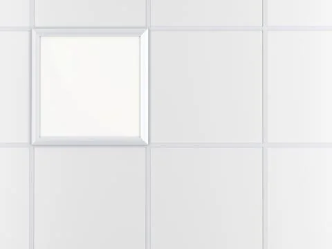 Square led panel Stock Illustration