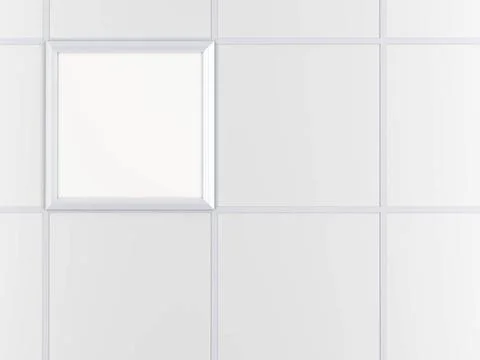 Square led panel Led panel on the ceiling, 3D illustration Copyright: xZoo... Stock Photos