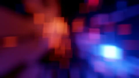 Square Lens Bokeh Loop Stock Footage 279911287