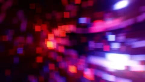 Square Lens Bokeh Loop Stock Footage 286125430